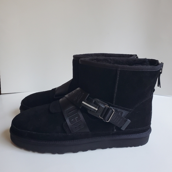 UGG Classic Mini Boots BLACK MENS Size 13 - Picture 5 of 15